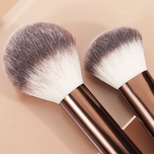 Set de 13 Pinceaux Maquillage Complet - Visage + Yeux + Kabuki + Étui Cadeau