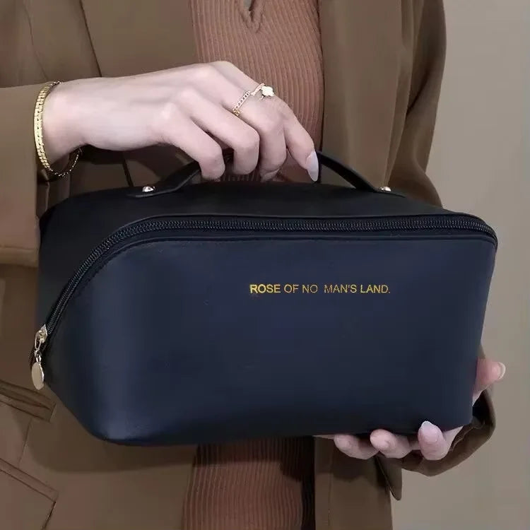 Trousse de Maquillage de Voyage Luxe - Grande Trousse Organisateur avec Compartiments