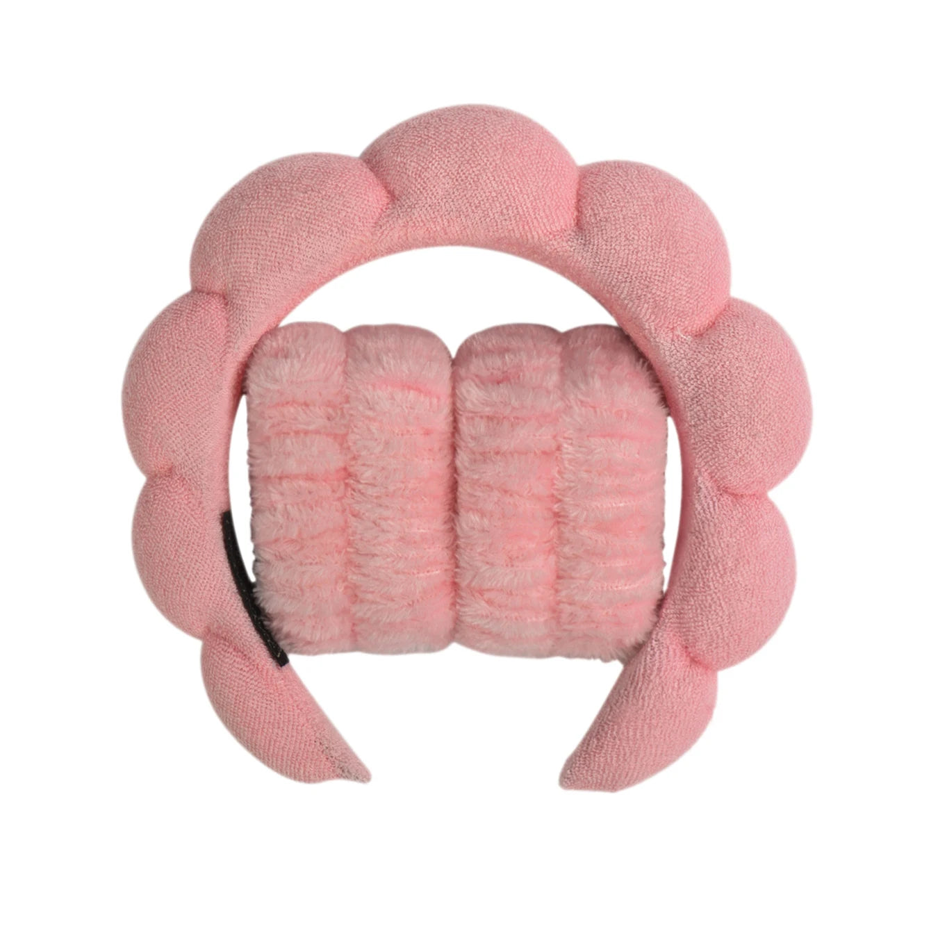 Set Spa 3-en-1 Bandeau + Bracelets Microfibre - Bandeau Bulle Absorbant pour Visage et Douche