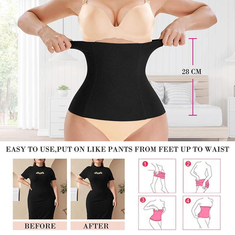 Gaine de taille post-partum à haute compression