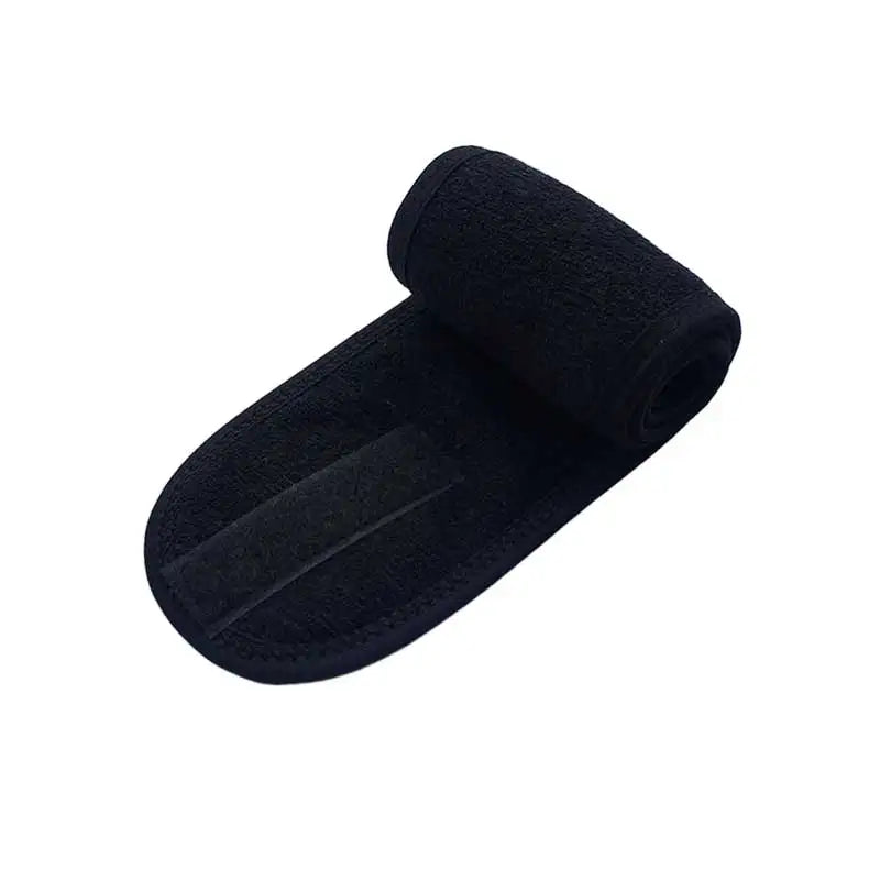 Bandeau Maquillage Réglable en Éponge - Bandeau Spa Douche Yoga Doux et Absorbant