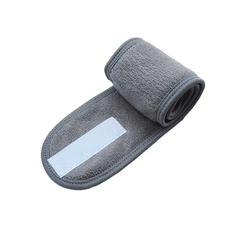 Bandeau Maquillage Réglable en Éponge - Bandeau Spa Douche Yoga Doux et Absorbant