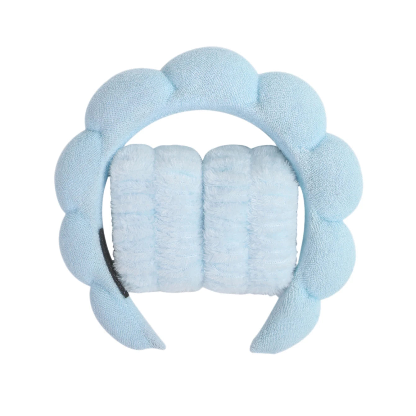 Set Spa 3-en-1 Bandeau + Bracelets Microfibre - Bandeau Bulle Absorbant pour Visage et Douche