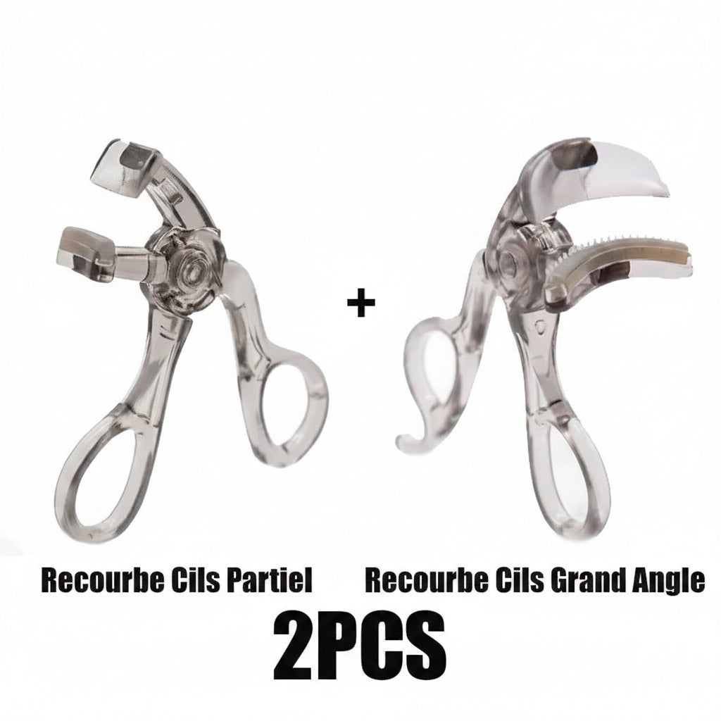 Courbe-Cils Pro Transparent - Grand + Coin pour Volume Parfait