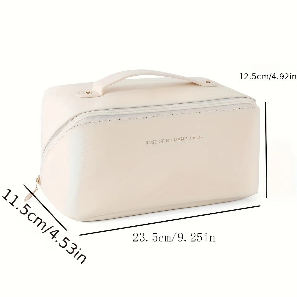 Trousse de Maquillage de Voyage Luxe - Grande Trousse Organisateur avec Compartiments