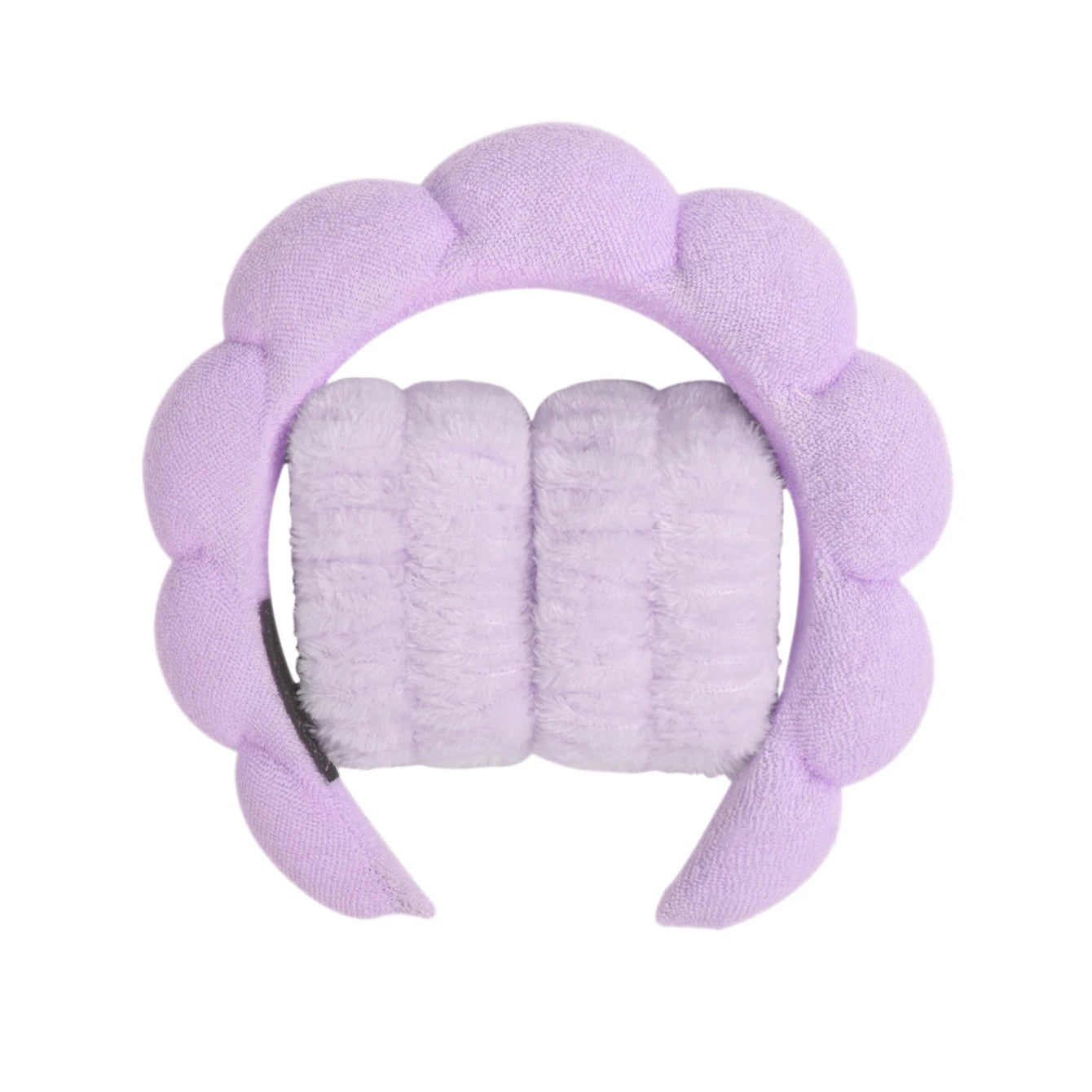 Set Spa 3-en-1 Bandeau + Bracelets Microfibre - Bandeau Bulle Absorbant pour Visage et Douche